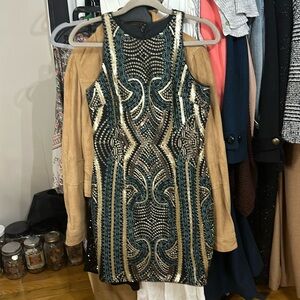 Aidon by Aidon Mattox sequin style dress Size 4.  This dress is tight fitted